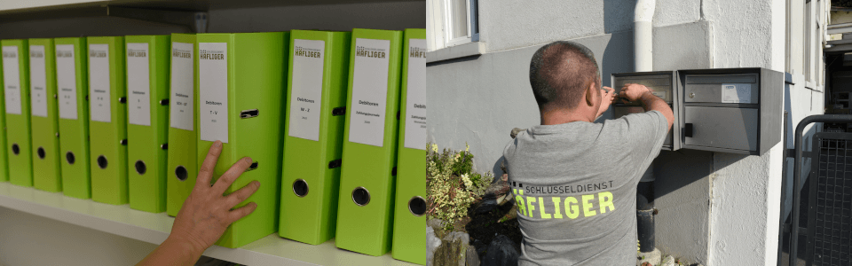 Aufsperrdienst Fachtechniker im Einsatz